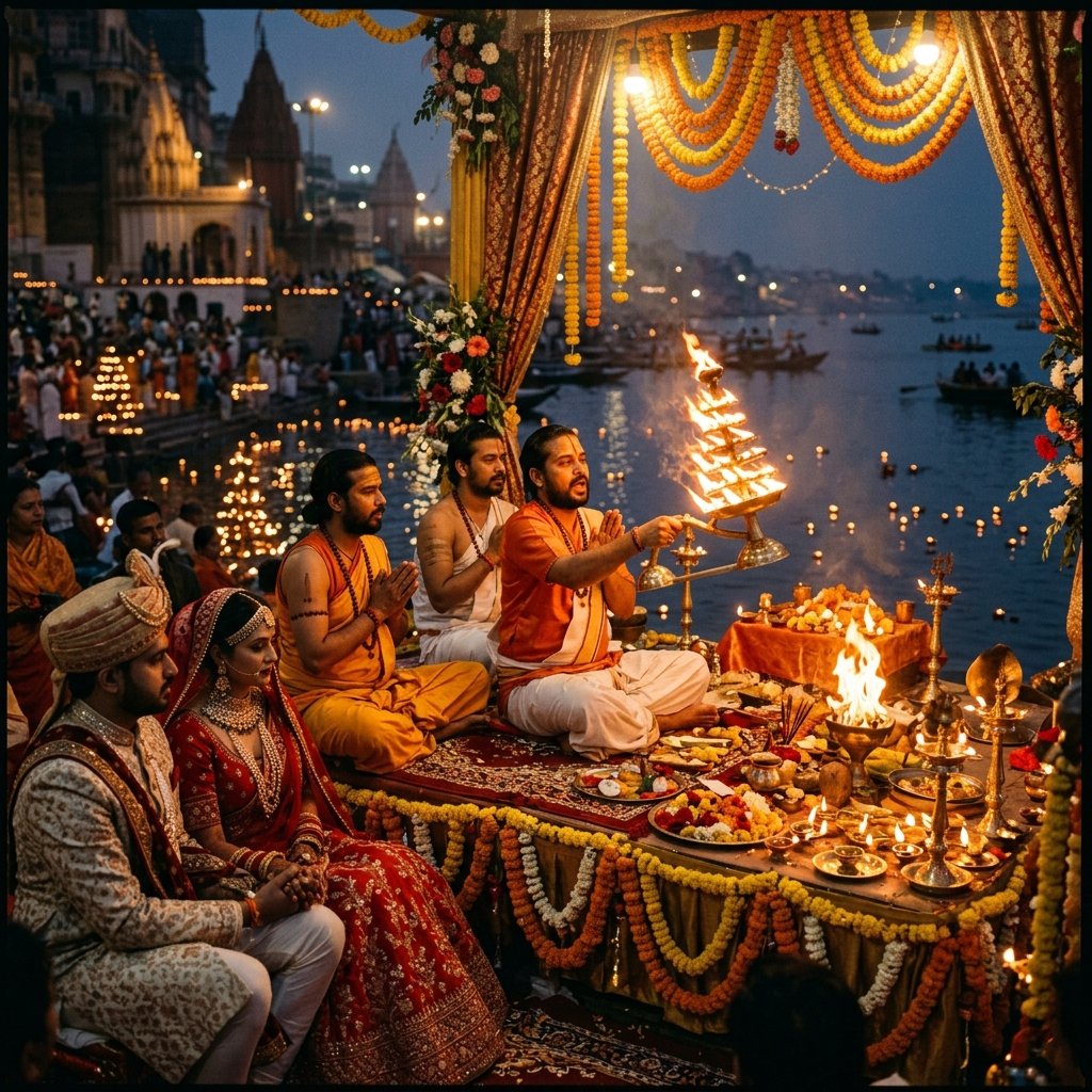 Ganga Aarti for Weddings