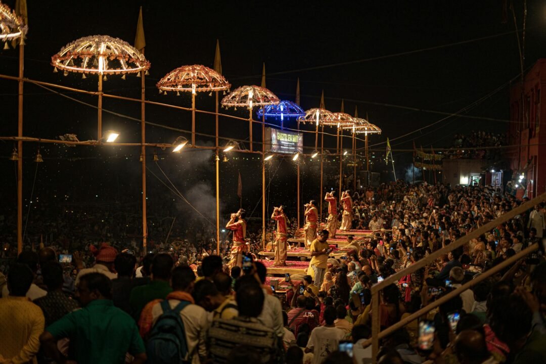 Varanasi Ganga Aarti at Chandigarh Punjab Wedding